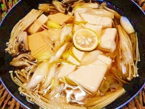 豆腐たっぷり☆澄まし汁風？鍋